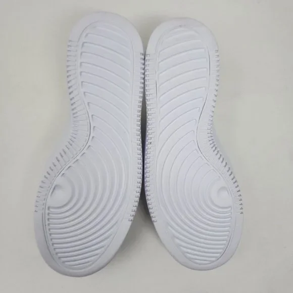 Nike Court Vision Womens 8 White Green Alta TXT Basketball Running Sneakers